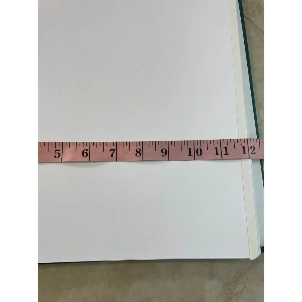 Album Scrapbook Creative Memories 12x12 Green Gold Expandable Post Bound